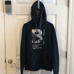 Men’s A&F Brooklyn Pullover Hoodie. Size Medium.